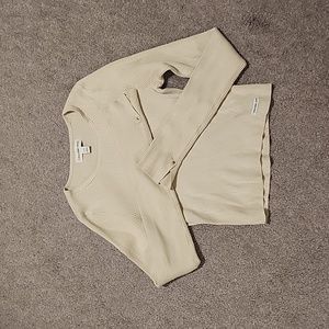 CK longsleevs croptop